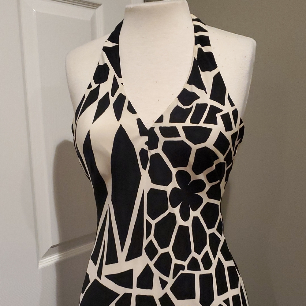 David Meister Monochrome Elegance Dress